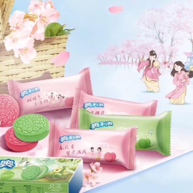 [HCM]Bánh Oreo Các Vị Siêu Hot 97Gr - Đào ô long