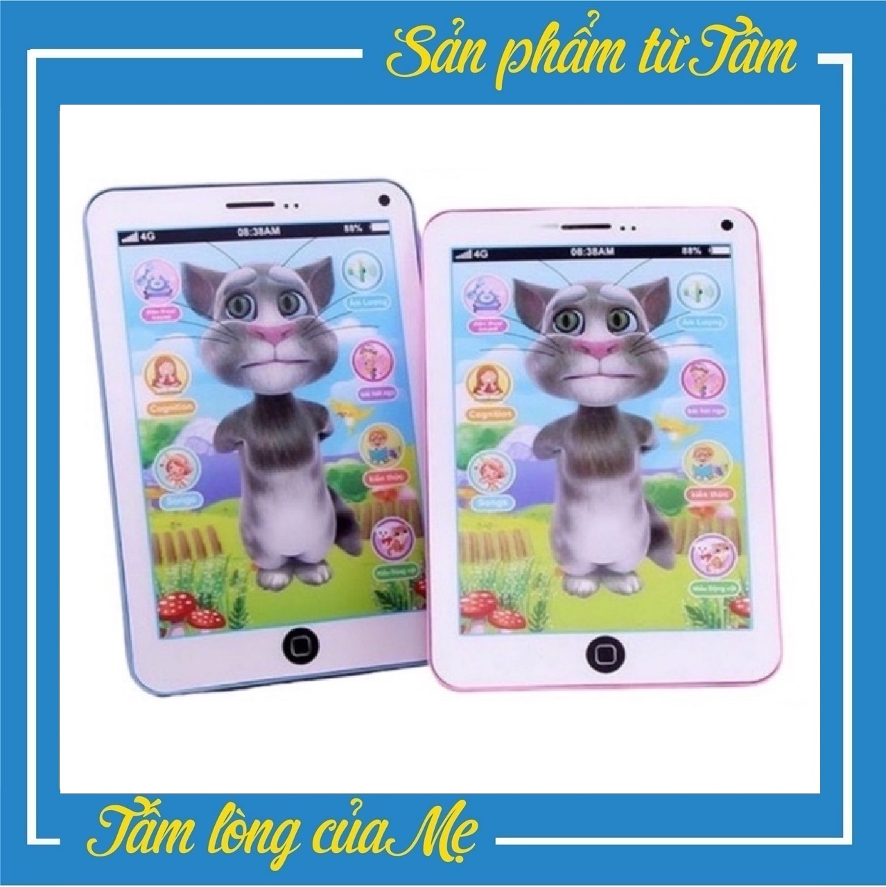 Đồ Chơi Ipad Mèo Tom Thông Minh Cảm Ứng Đa Chức Năng Dành Cho Bé