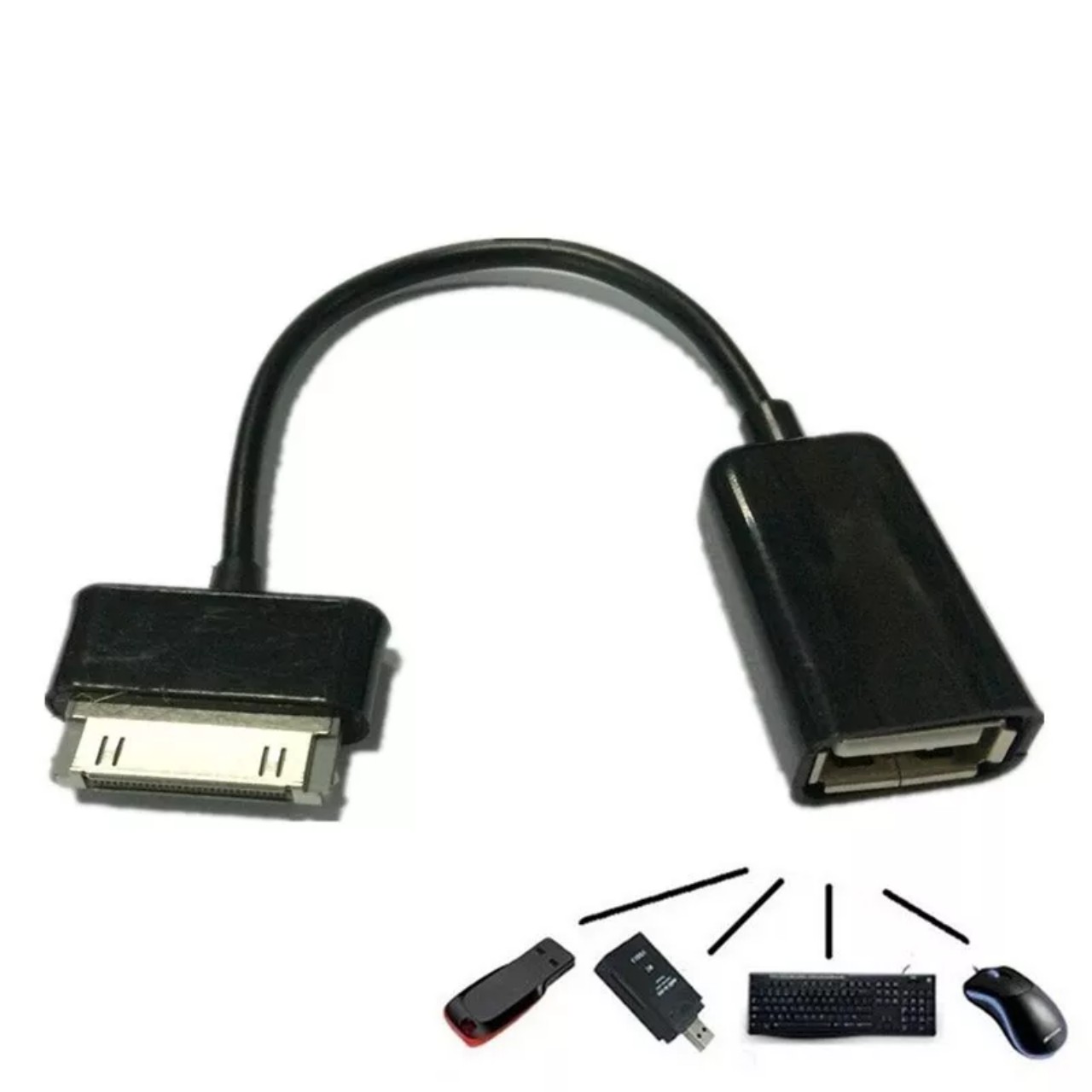 Cáp otg samsung tab cho note 10.1 / gt-n8000 n8010 / n8020 / tab 2 7 p3100 / p3110 / tab2 p5110 / p5100 / p7300