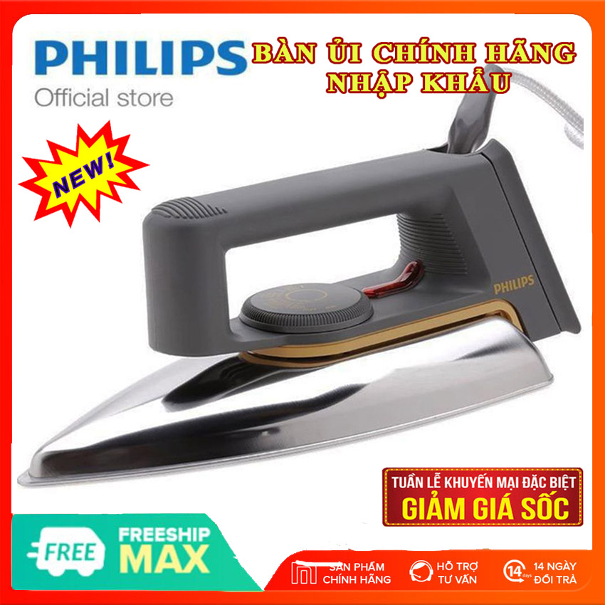 Bàn ủi Khô Philips chính hãng Bàn ủi Philips bàn là Philips. Bàn để ủi đồ kiểu đứng có giábàn ủi đồ thông minhBàn ủi Philips HD1172