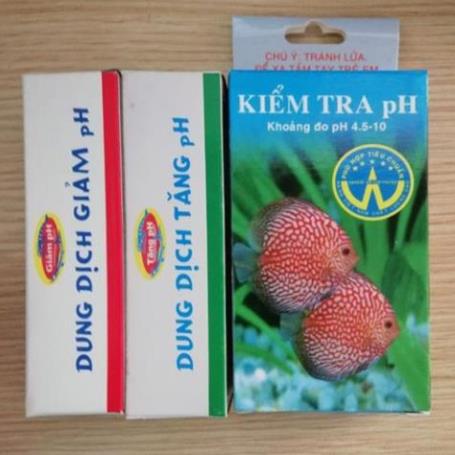 Dung dịch kiểm tra pH  tăng pH và giảm pH cho nước