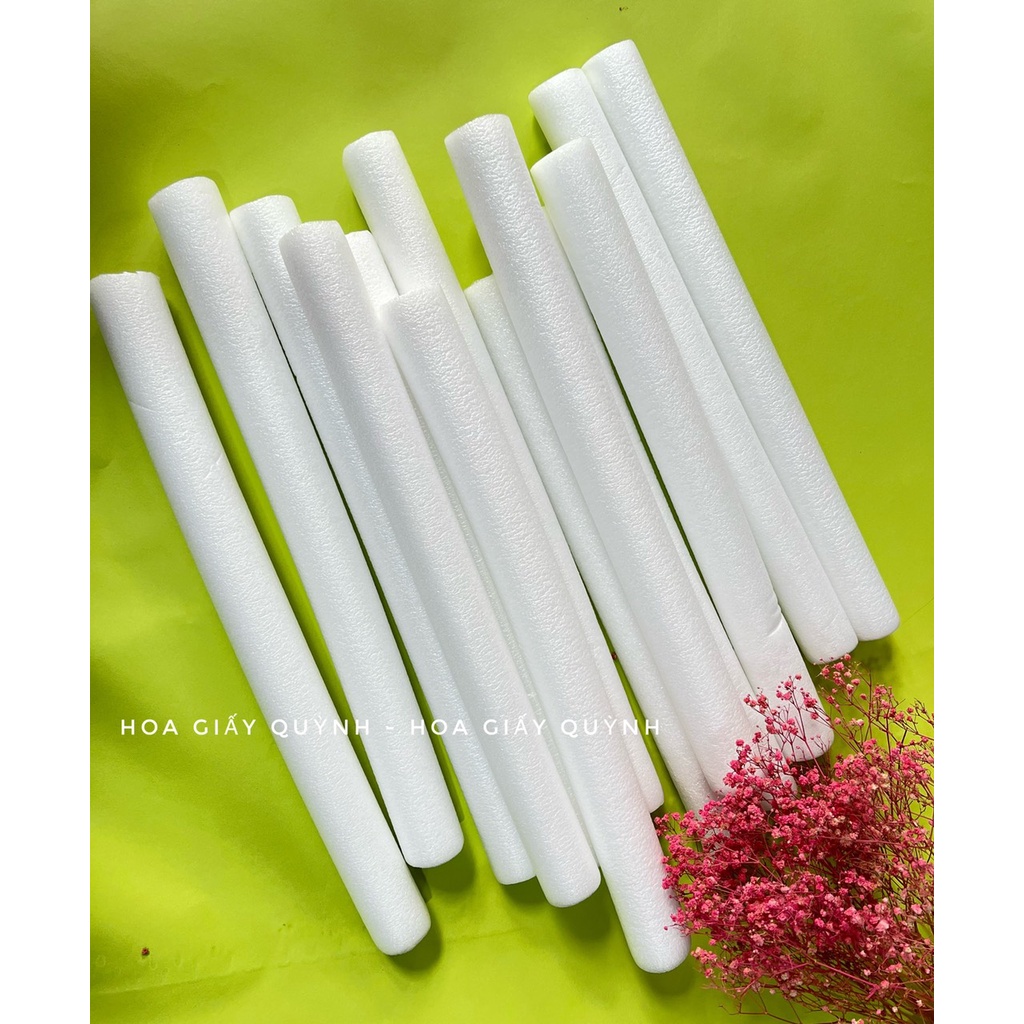Combo 2 Cây mút xốp dẻo bó hoa ngắn ( 4cm/5cm x dài 50cm)