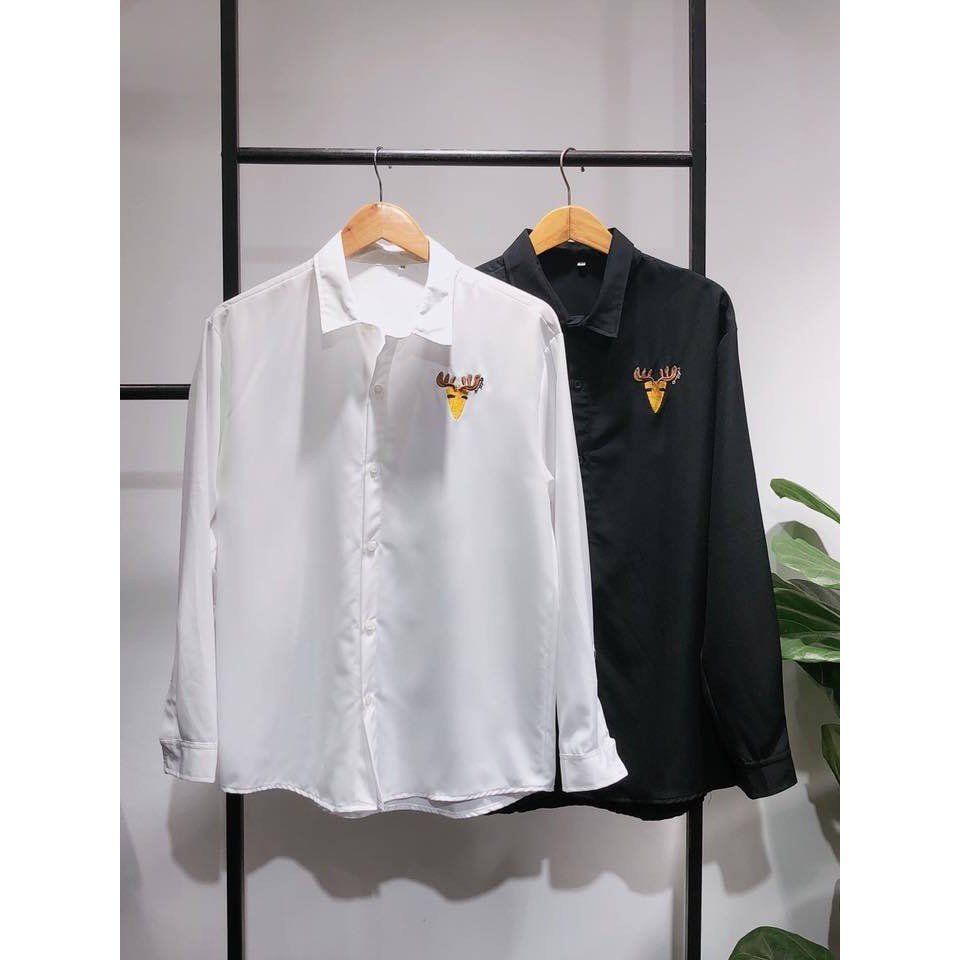 [Cường Store] Áo Sơ mi thêu hình thú