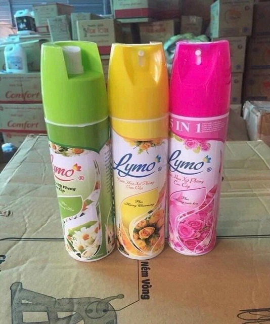 Chai Nước Hoa Xịt Phòng Lymo 350Ml