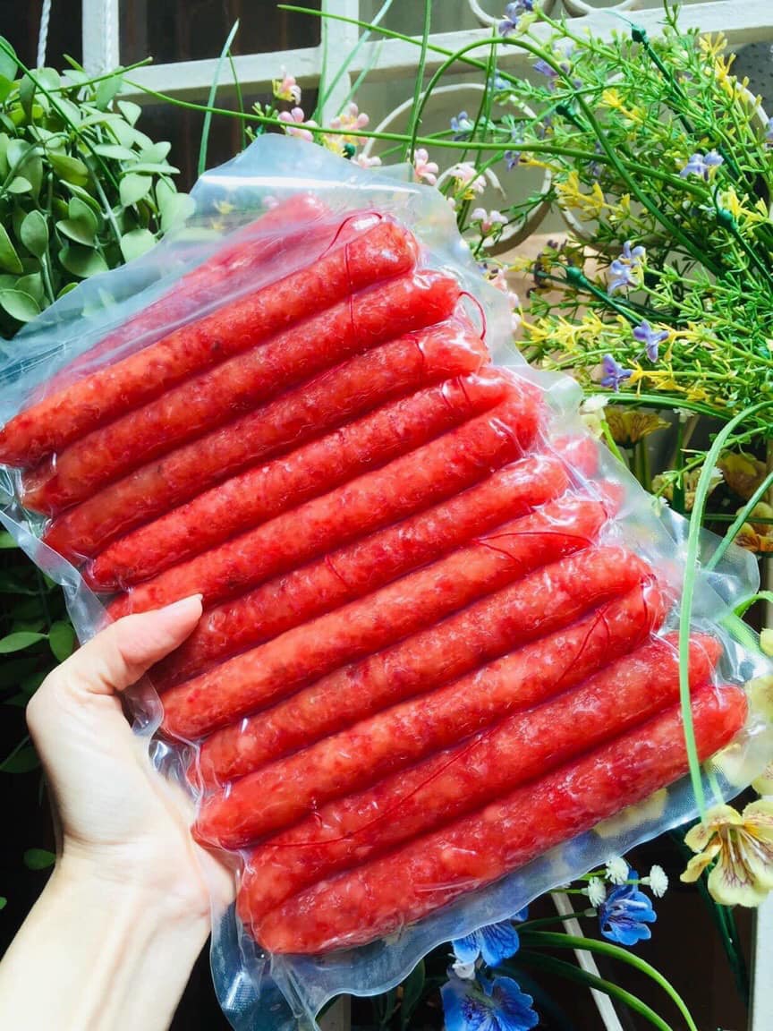 Lạp Xưởng Tôm Thịt Khô Ráo gói 500gr