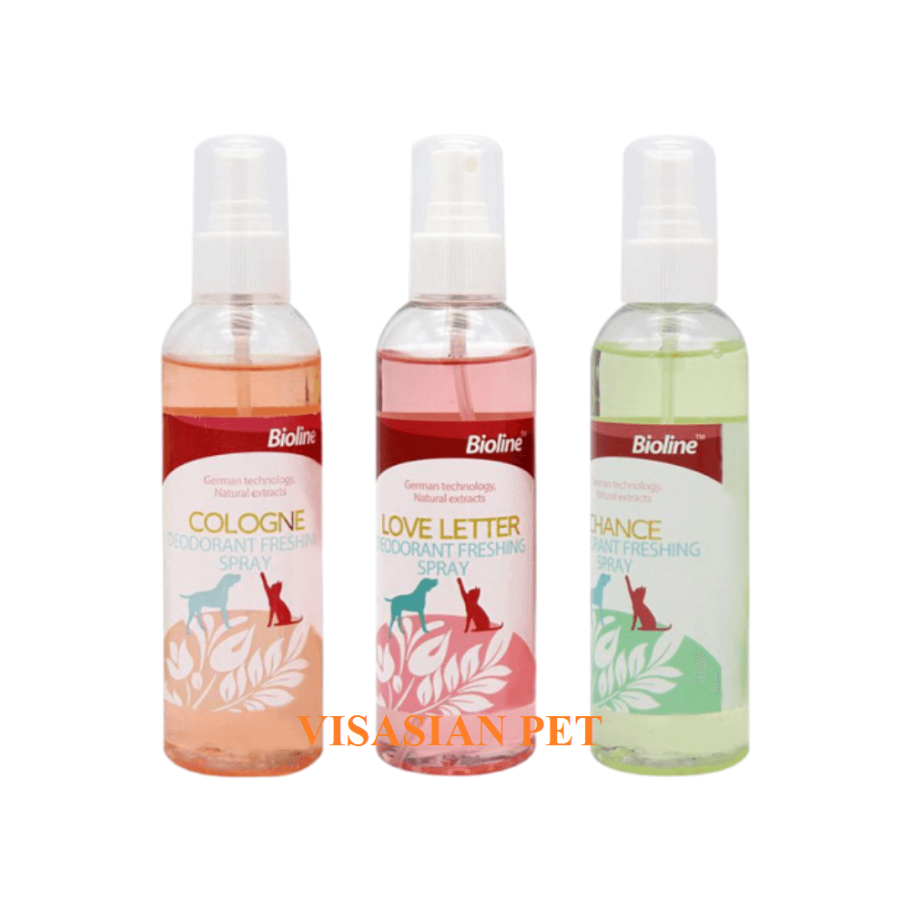 Nước hoa cho chó mèo Bioline 207ml