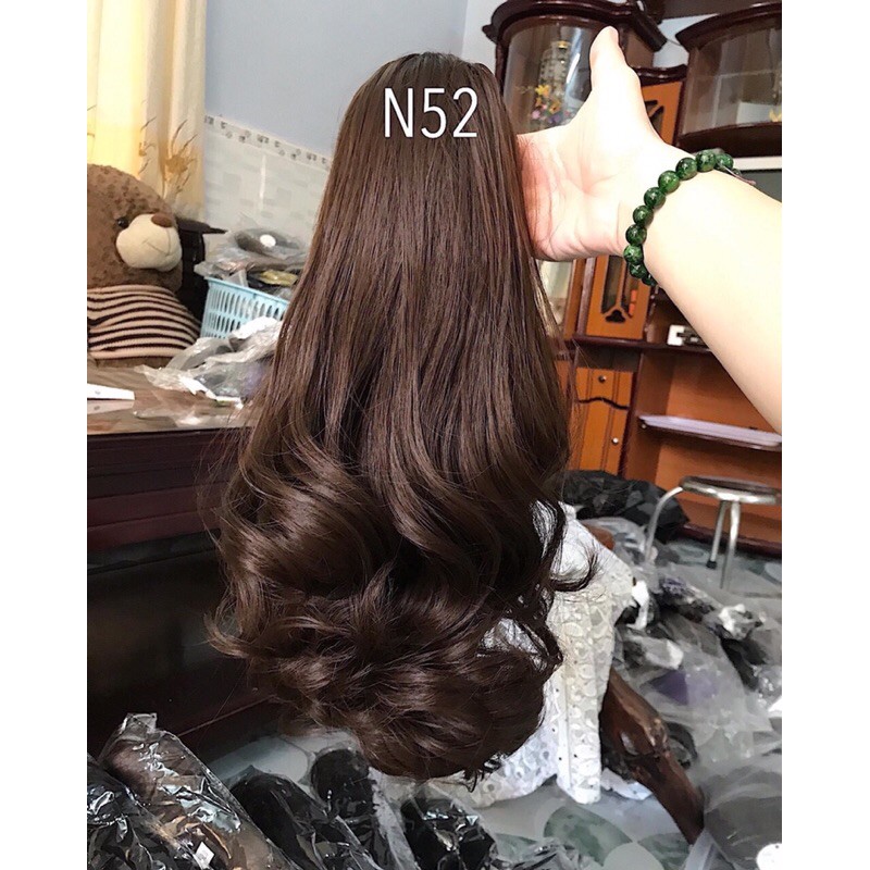 Tóc giả ngoạm đuôi ngắn 35cm, n52