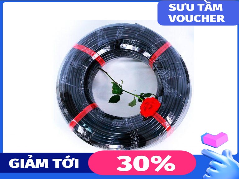 20m dây phun sương PE 8mm màu đen