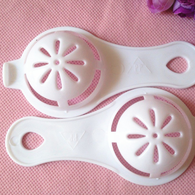 Convenient chicken egg yolk separator with Holder (white)-Hause