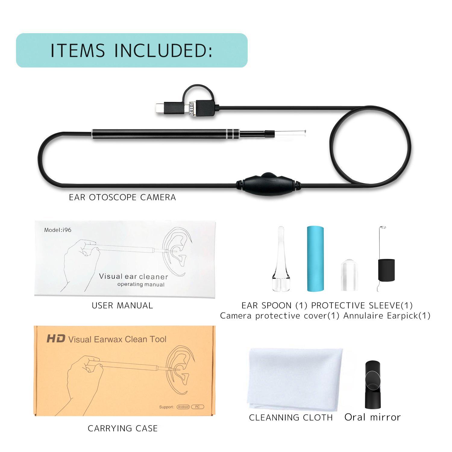 Dụng cụ làm sạch tai nội soi usb