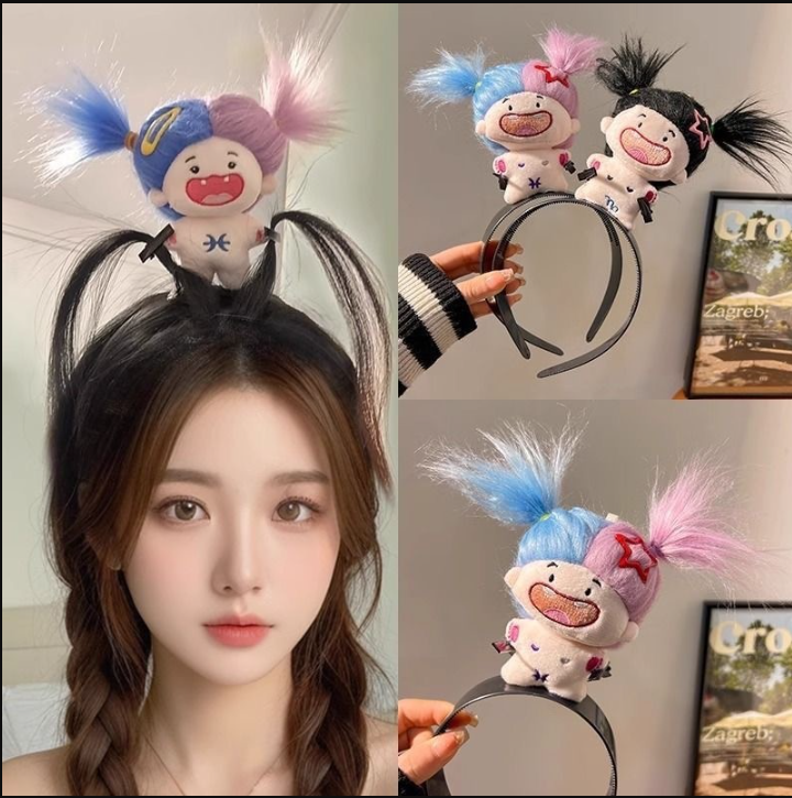 Băng đô cài tóc vô tri vui nhộn