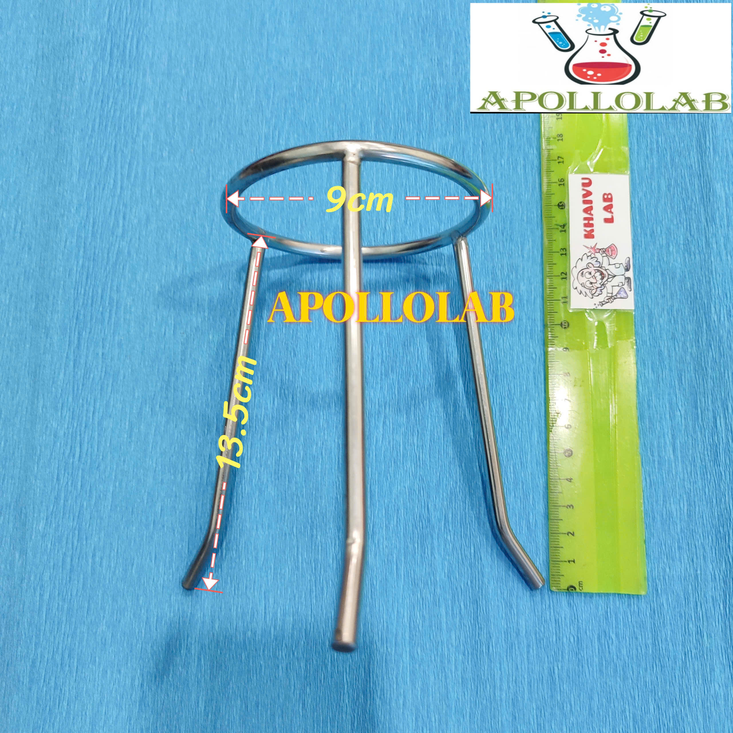 [HCM][HÀNG INOX] Kiềng nung 3 chân (dùng với đèn cồn để đốt)