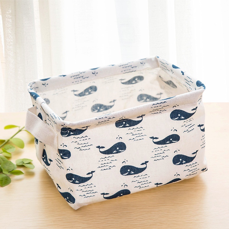 Túi Hộp Vải Chữ Nhật Đựng Đồ Đa Năng, Túi Hộp Vải Đựng Đồ Lót, Mỹ Phẩm Xinh Xắn Mini