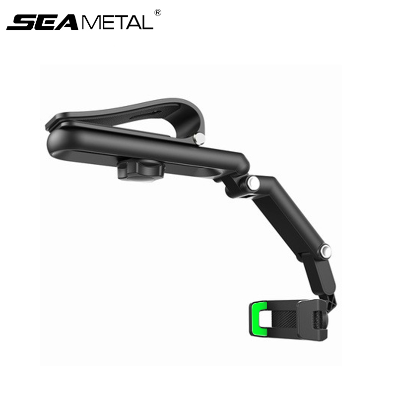 Clip Sun Visor Car Phone Holder 1080 Degree Rotation Cell Phone Support Bracket
