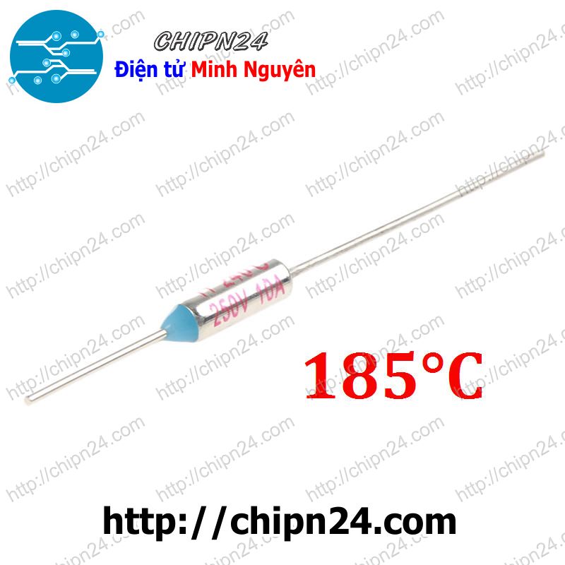 [2 cái] (KT1) Cầu chì nhiệt RY 185 độ 10A 250V (RY-185 TF185)