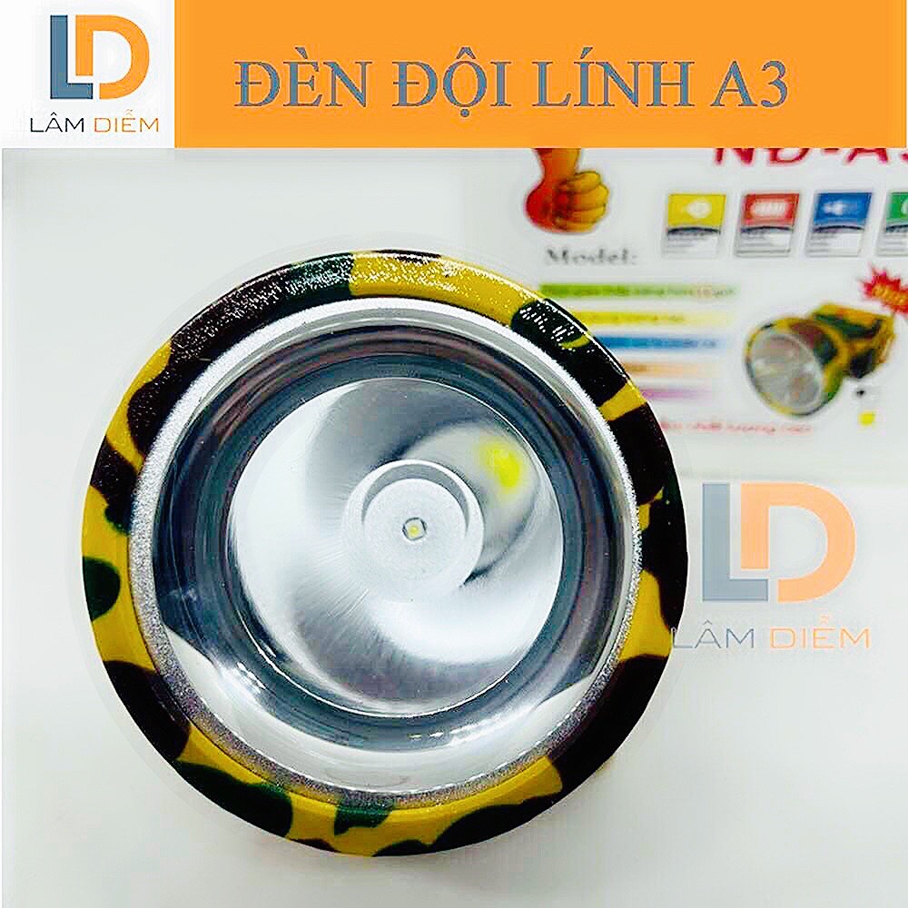 Đèn pin đội đầu siêu sáng chóa lớn 8cm A3 - A5
