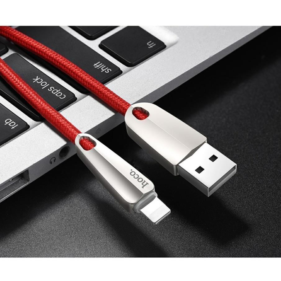 Dây cáp sạc nhanh tự ngắt iphone hoco u35.