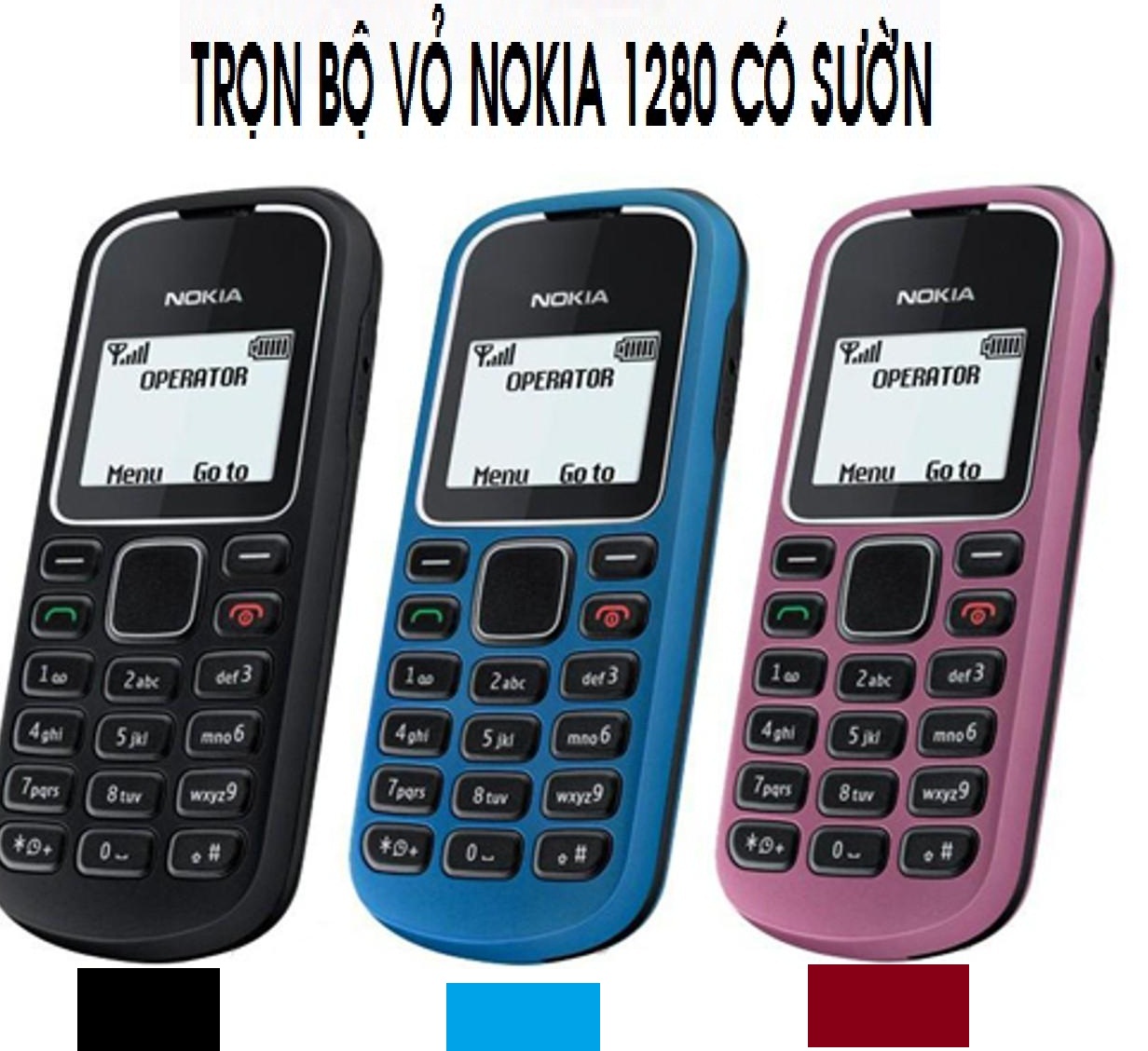 [HCM]VỎ ĐIỆN THOẠI 1280 CÓ KHUNG CÓ PHÍM