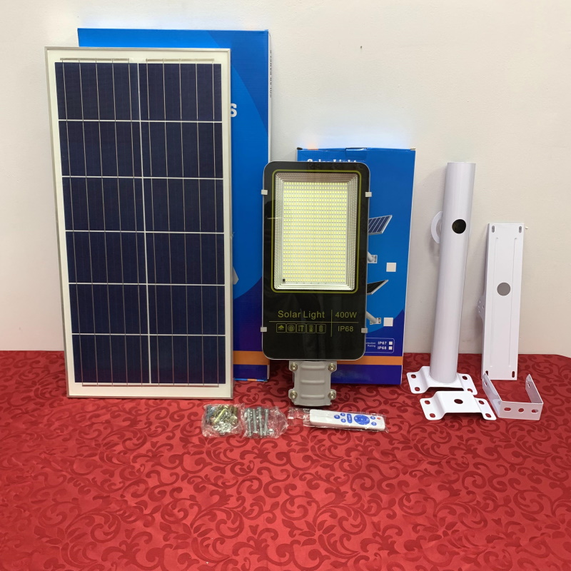 [ Siêu Sáng ] Đèn cao áp năng lượng mặt trời, đèn bàn chải năng lượng 400w ngoài trời chống nước ip68 sáng 12-15h liên tục