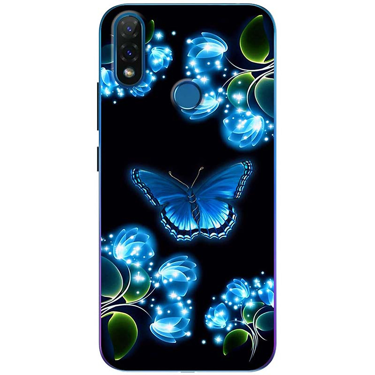 Ốp lưng dành cho Vsmart Joy 2+ mẫu Bướm xanh