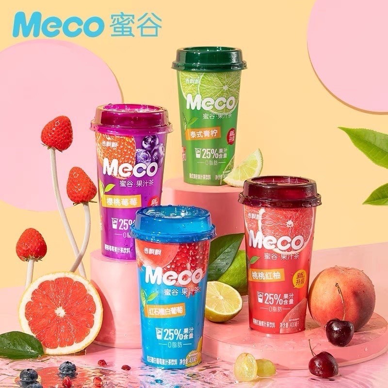 Trà Meco Hoa Quả Pha Sẵn Cốc 400ml