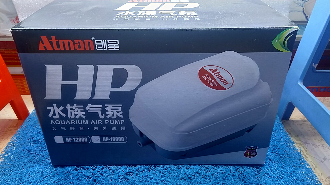 Máy thổi khí tiết kiệm điện Atman dùng cho bể cá. (HP-4000-8000-12000-16000)