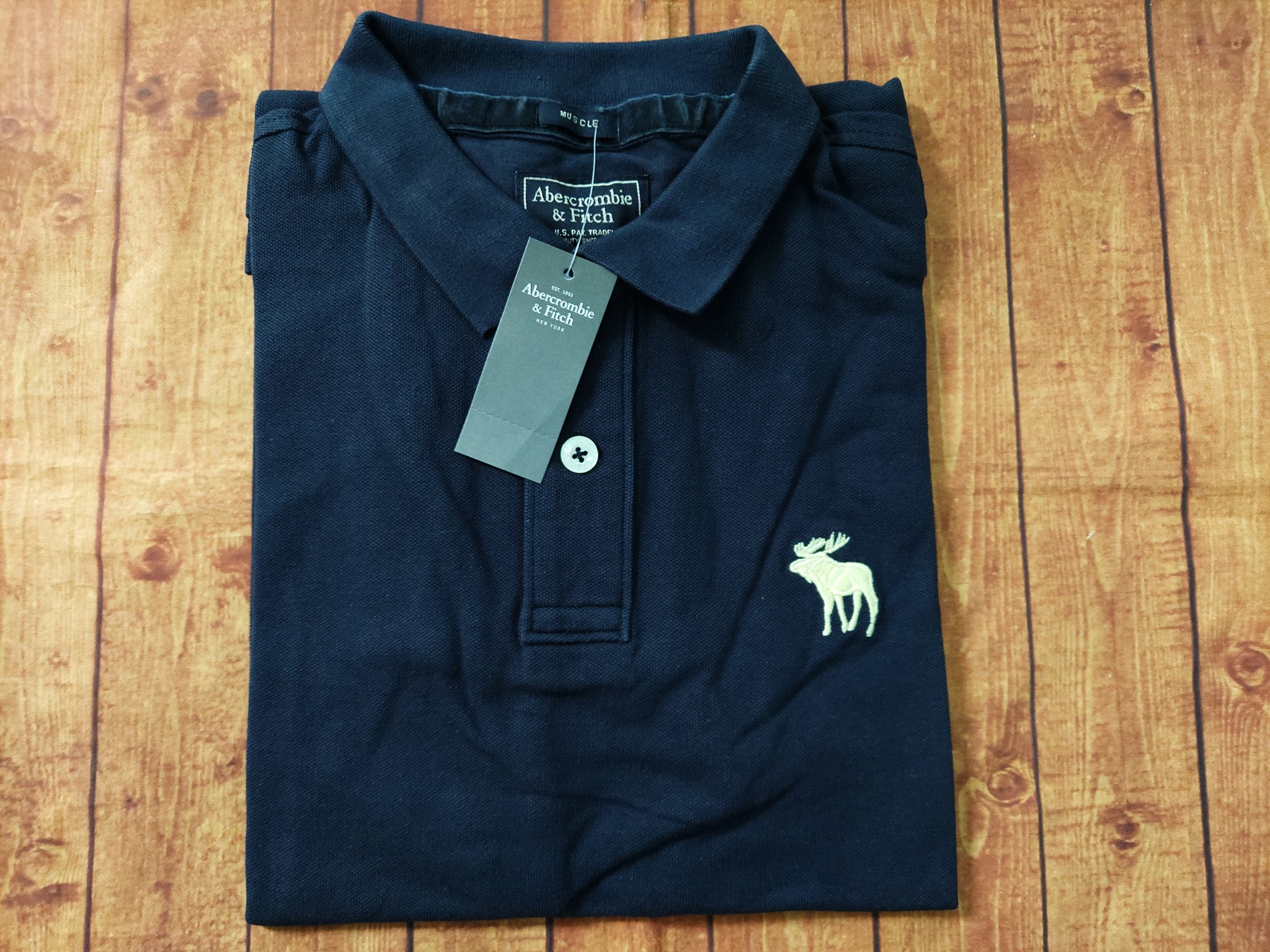 Áo thun Polo Abercrombie Navy