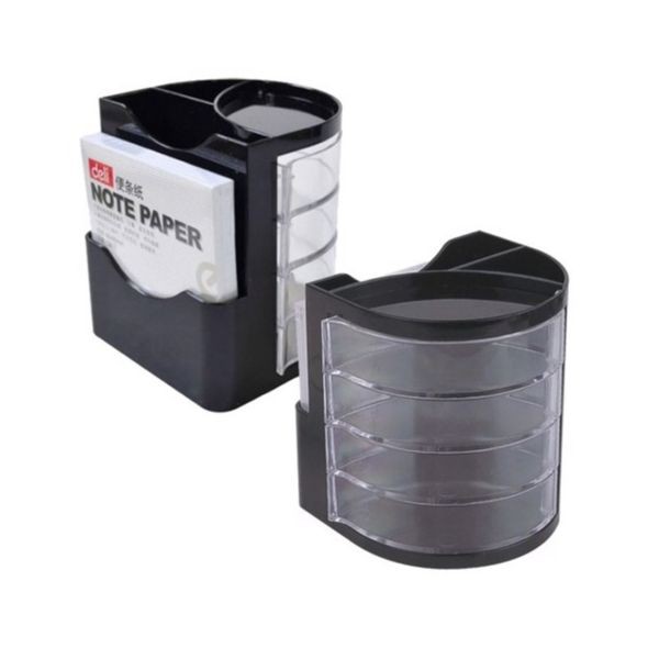 Khay cắm bút, Khay để bút Deli E9133 (Tặng 1 tập giấy Note DELI)