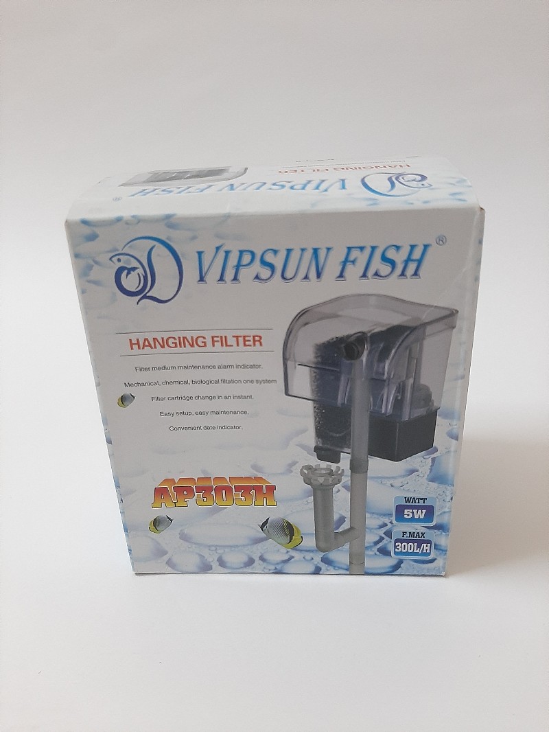 Lọc thác Vipsun AP303H cho bể dài từ 30-35cm