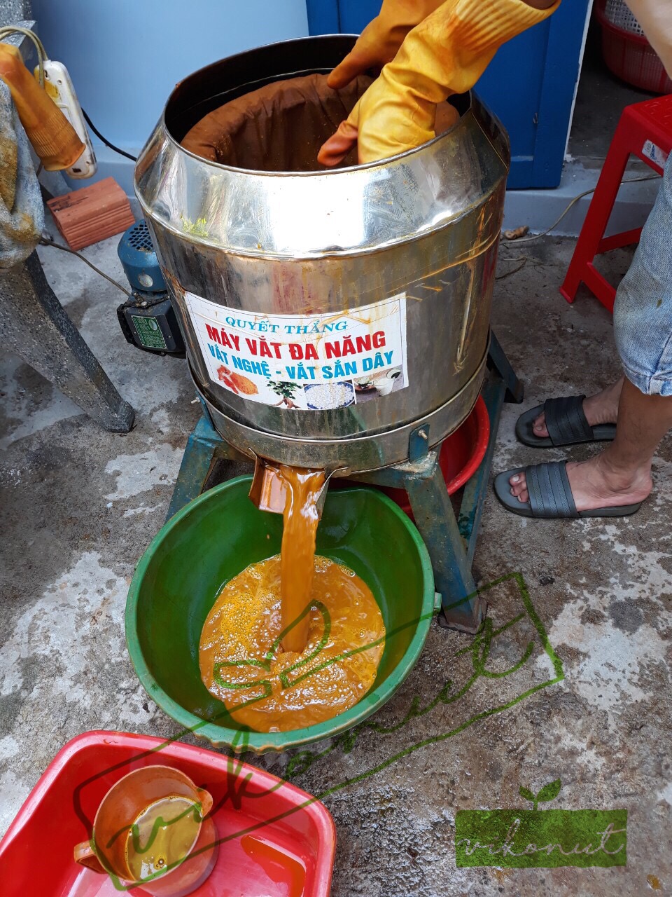 [HCM]Tinh bột nghệ nguyên chất 100% nhà làm [200gr]