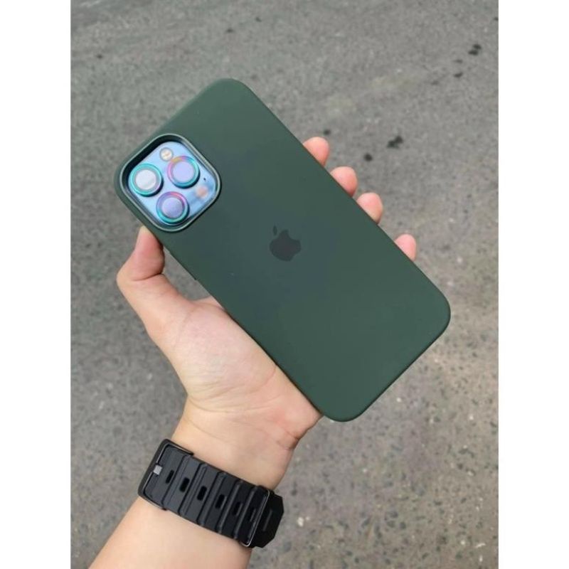 Ốp lưng chống bẩn iphone 12/12 pro/12 pro max có magsafe - silicone case cao cấp