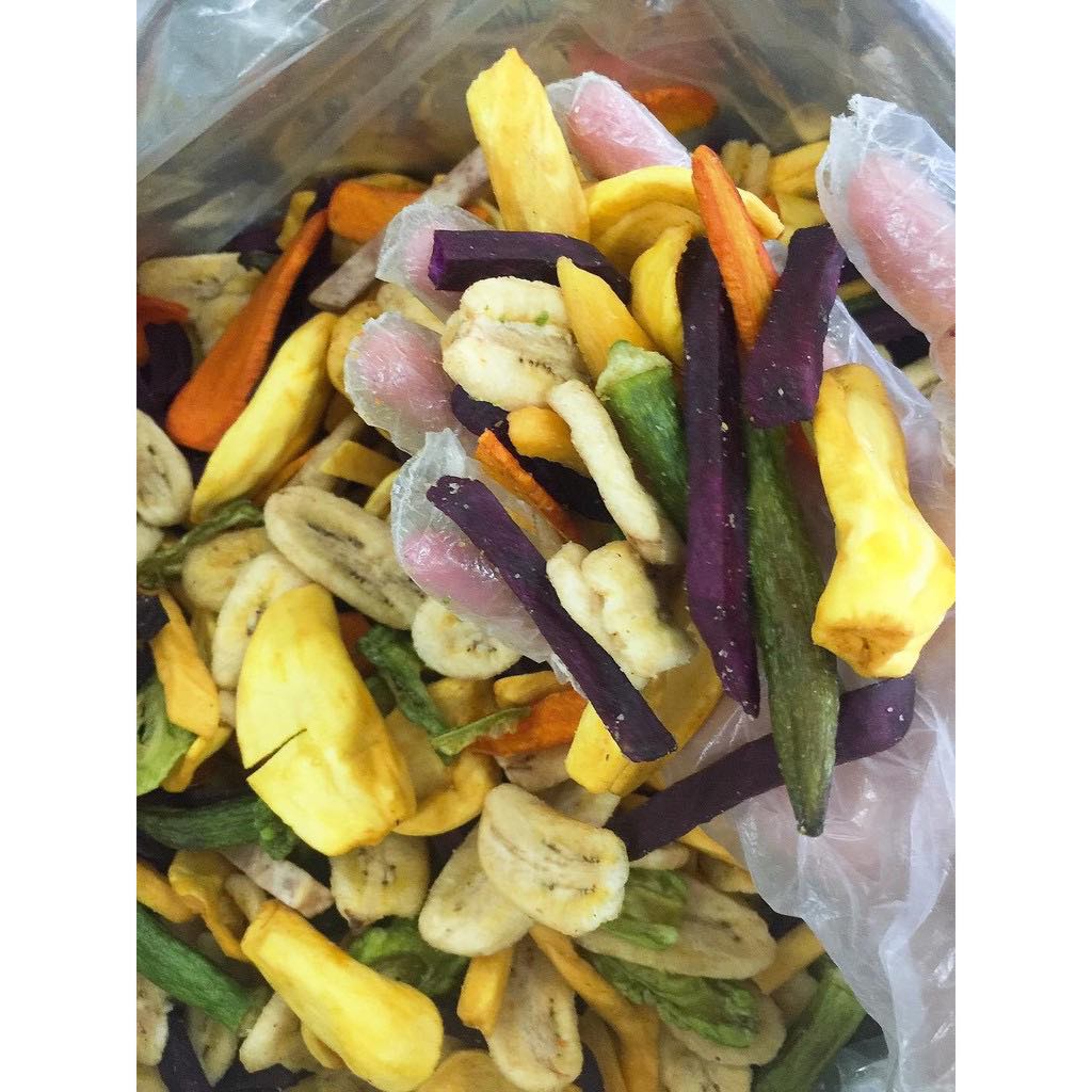 500g thập cẩm sấy đà lạt đủ vị thơm giòn ngon
