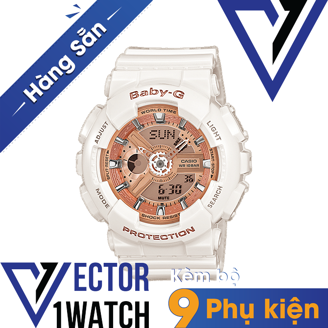 Đồng hồ thể thao nữ Baby-G BA-110-7A1 Full phụ kiện