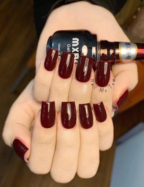 Sơn đỏ mxbon ( set 6 màu) Phụ kiện Nail