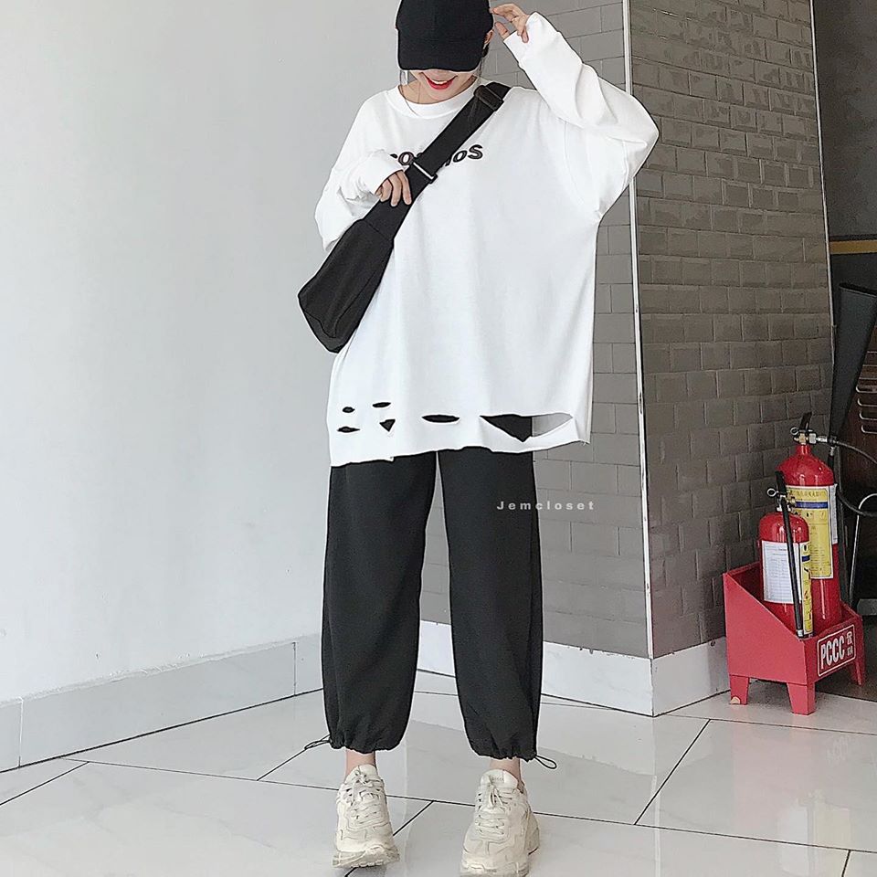 QUẦN JOGGER RÚT DÂY EO UNISEX HOTTREND 2020