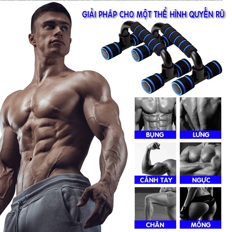 【Hà Nội】Dụng cụ hít đất chân thẳng Push up stand