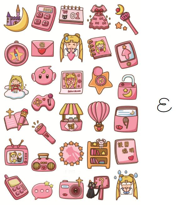 [HCM]STICKER THỦY THỦ MẶT TRĂNG