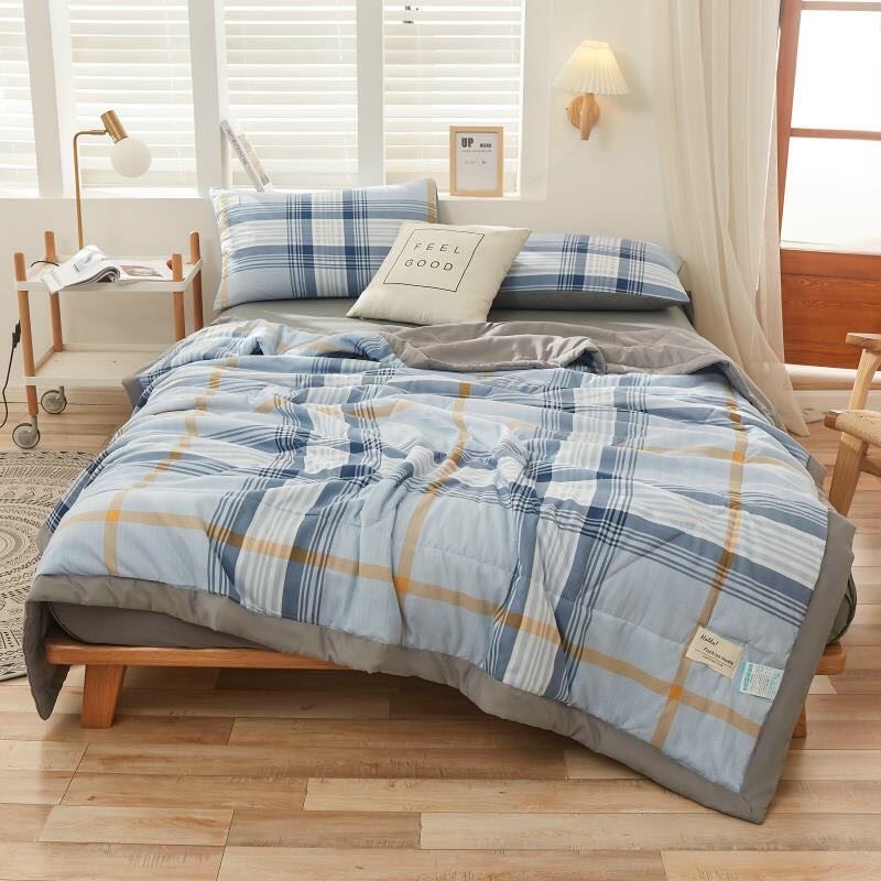 Bộ chăn ga gối Chần Bông Cotton TC Nhà Nhím_Bedding đủ size giường nệm