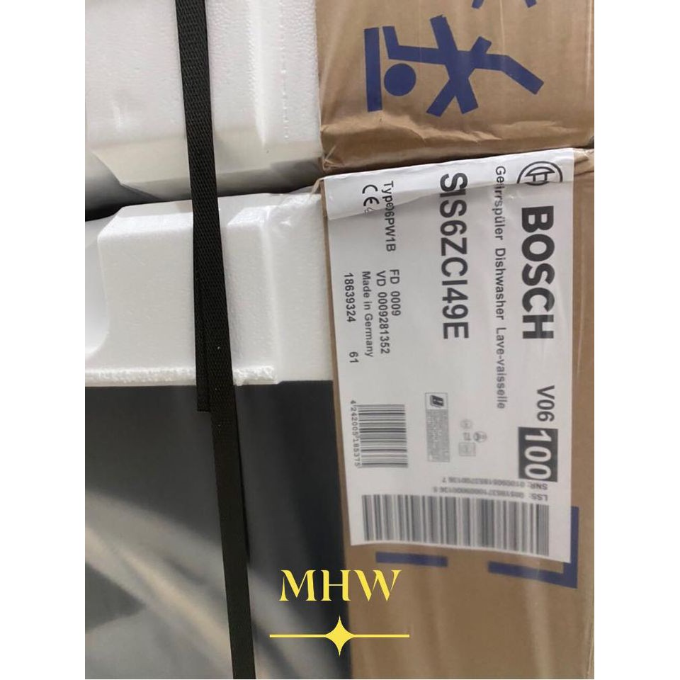 [Trả góp 0%]Máy rửa bát độc lập thế hệ mới BOSCH SMS6ZCI49E seri 6 (Giá áp dụng giao tại HN, HCM& các tỉnh liên hệ shop)