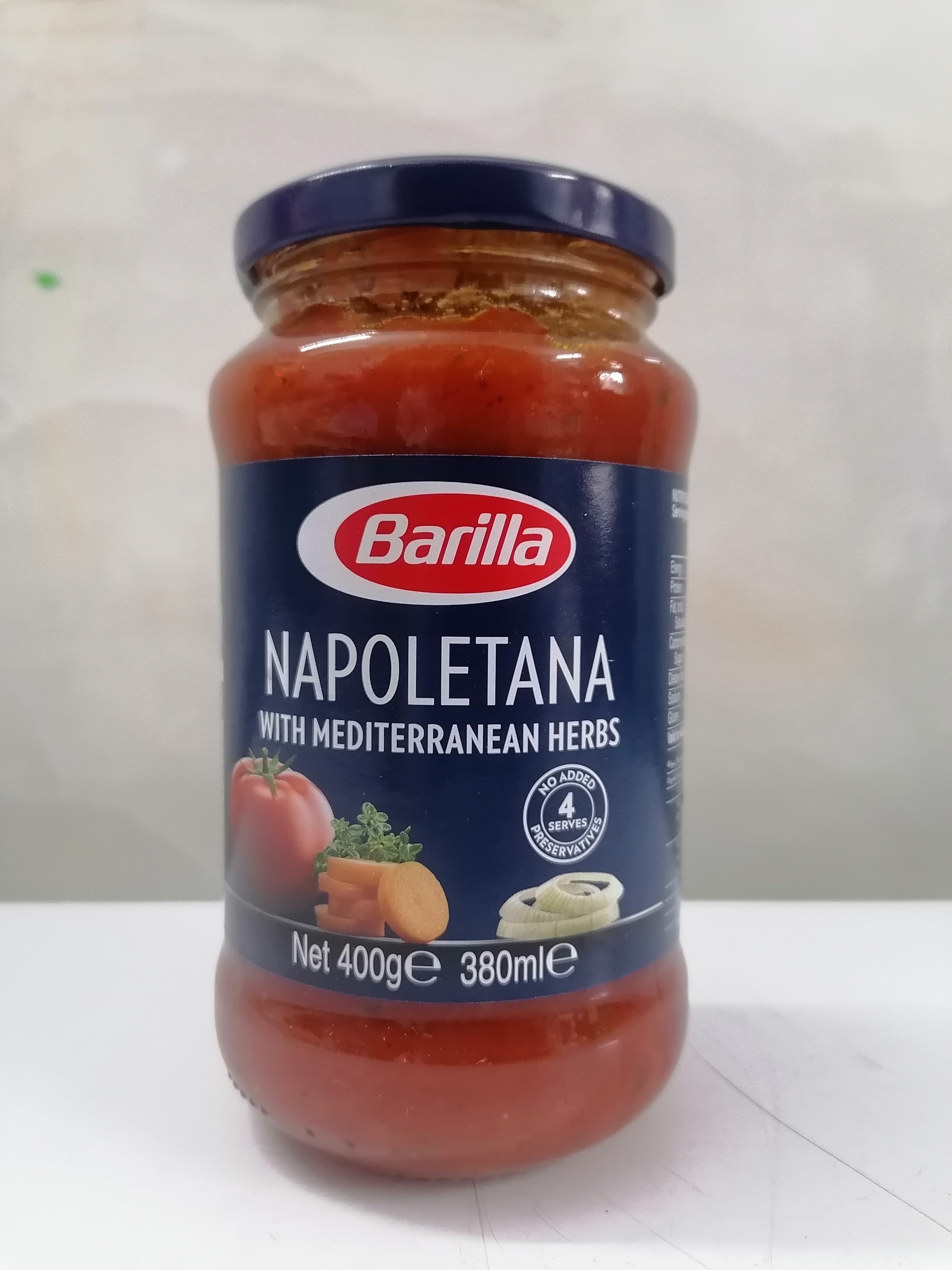 [400g - Napoletana] Xốt cà chua thảo mộc Địa Trung Hải [Italia] BARILLA Napoletana with Mediterranean Herbs (anm-hk)