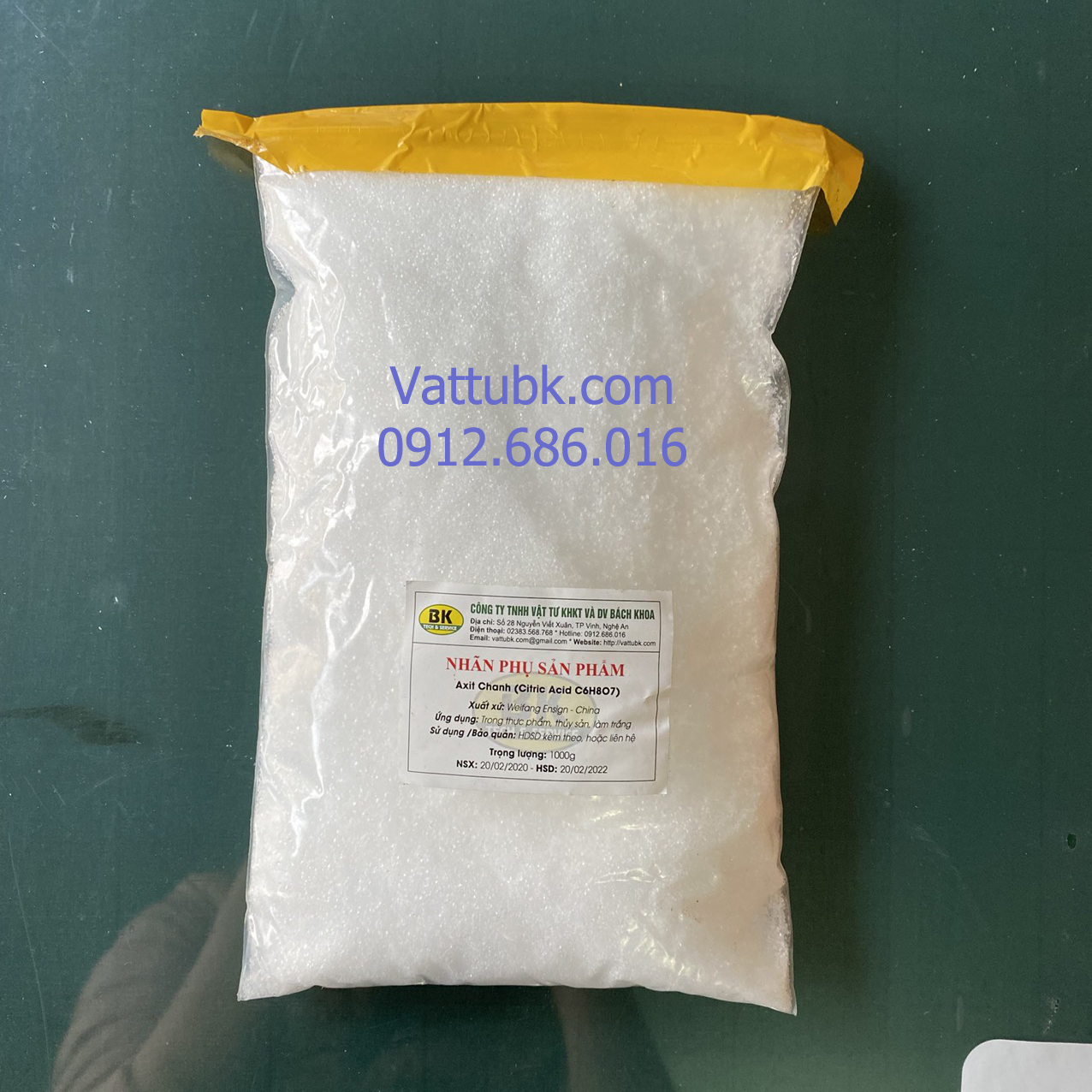 Combo Oxalic Acid + ThuOc tím 100g