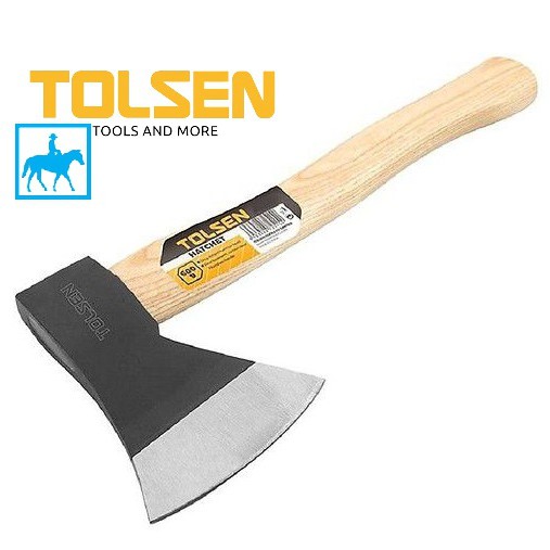 Búa rìu cán gỗ 600g dài 370mm hatchet tolsen 25253