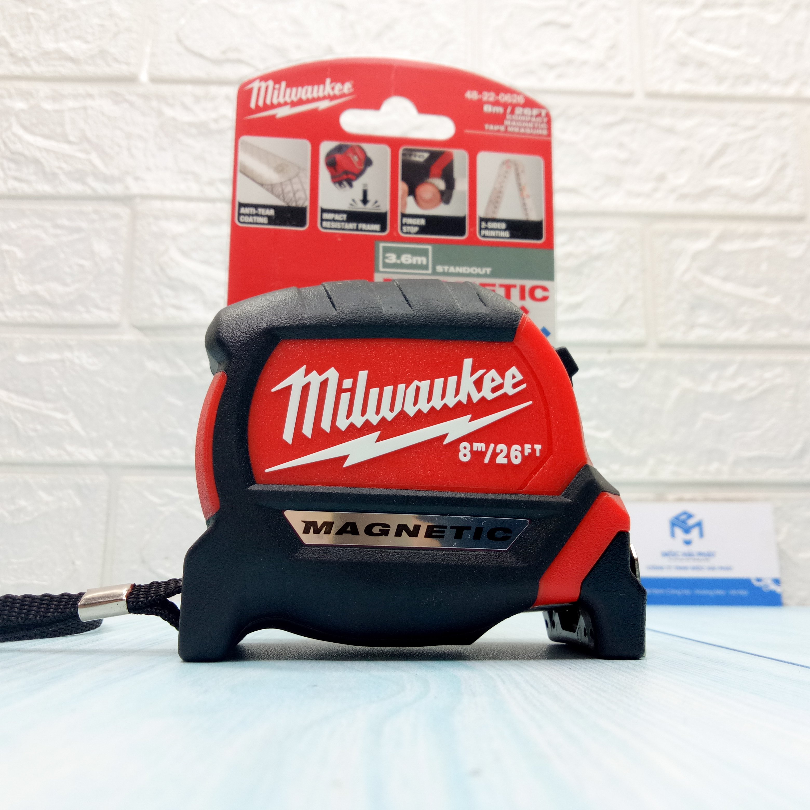 Thước cuộn Milwaukee có nam châm (Compact Magnetic)
