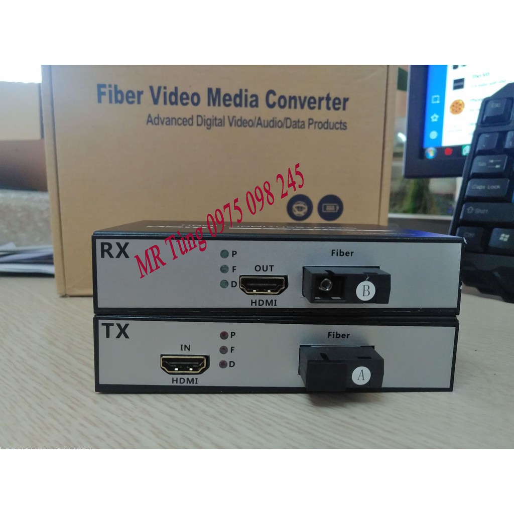 Cặp Converter Quang HDMI 1080p