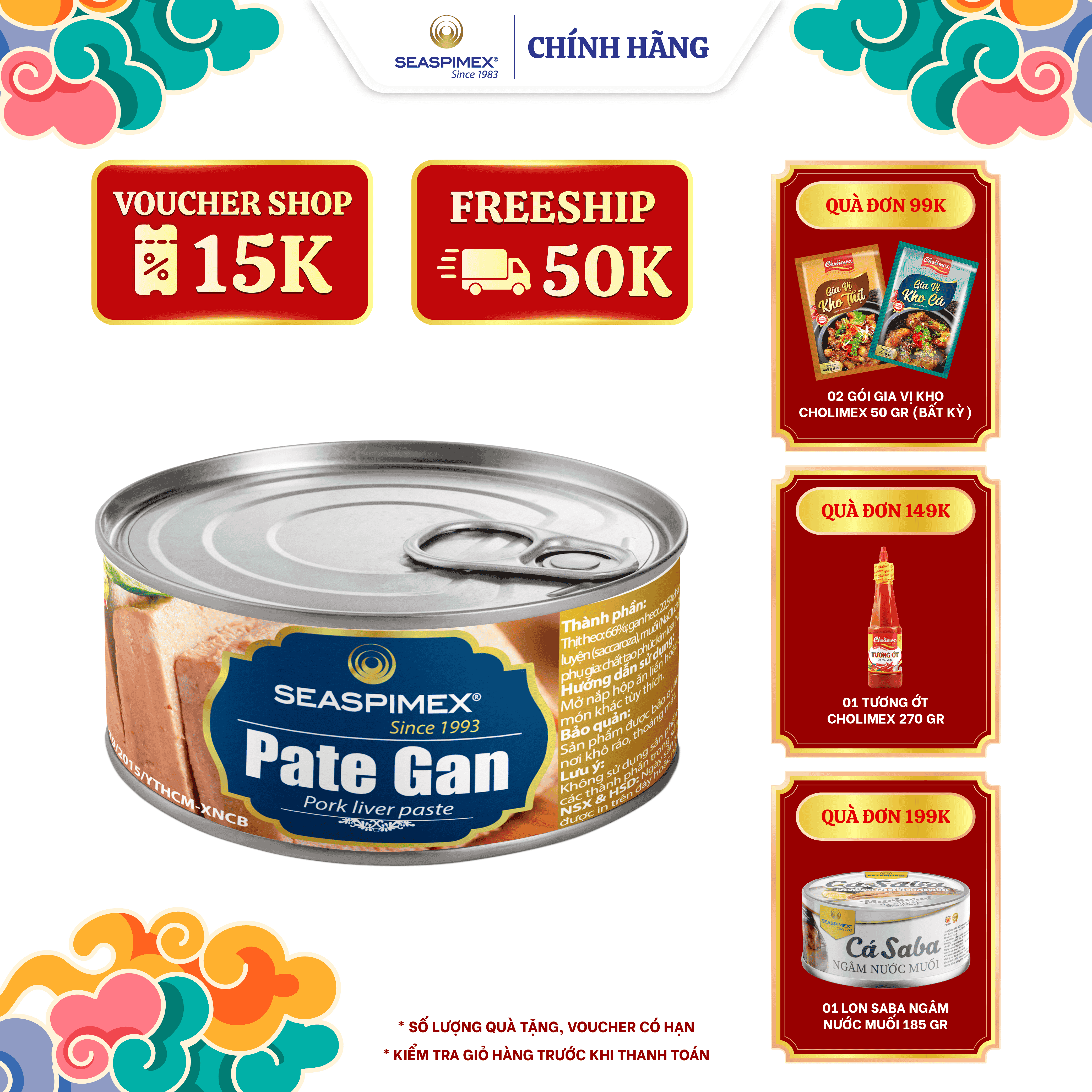 Pate Gan SEASPIMEX 170gr