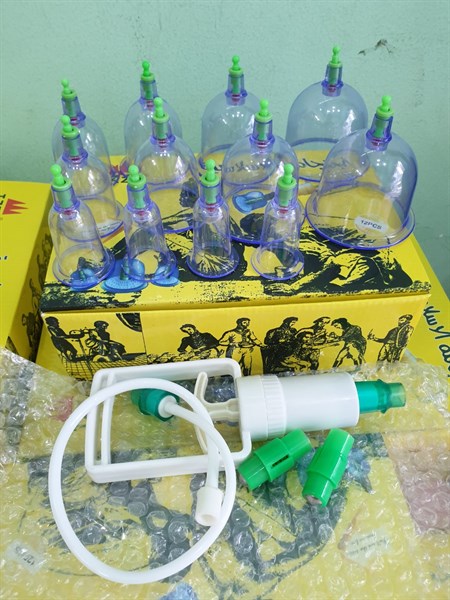 Bộ Giác Hơi 12 Ly Ống Hút Chân Không