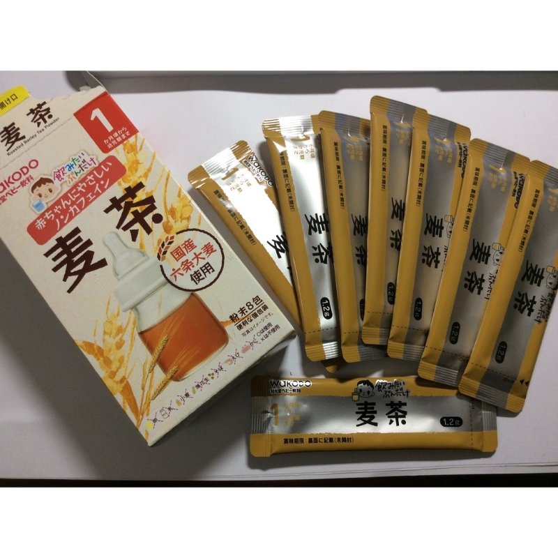 Trà Wakodo Vị Lúa Mạch Cho Trẻ 1M+ Nhật Bản [HSD T8/24]