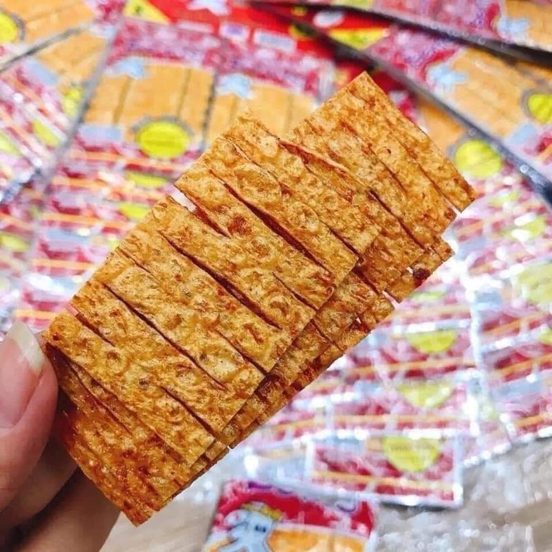 [ 1 Dây 13 Gói ] Mực Bento Thái Lan / Mực Cán Dẹt / Mực Xé Sợi