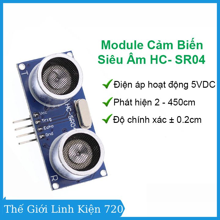 Module cảm biến siêu âm SRF04
