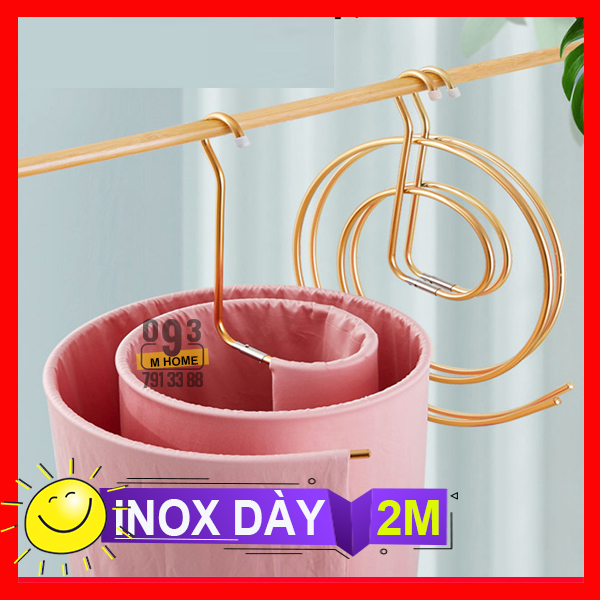 Spiral Sheet Hanger Stainless Steel Spiral Hanger Creative Rotating Drying Rack Multi-functional Hanger Drying Sheet Artifact Drying Spiral Rack